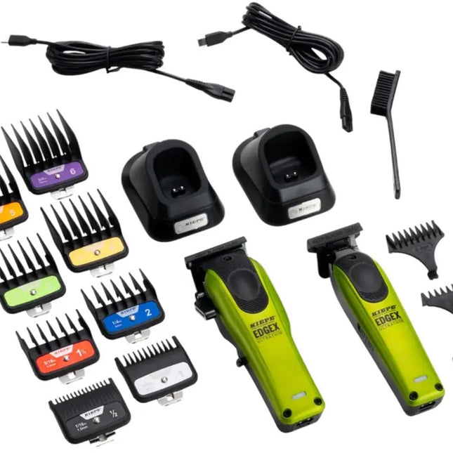 Kiepe EdgeX Ultrathin Combo Set Groen - Tondeuse en Trimmer Set - Draadloos - Zero-Gap - 0,1 mm