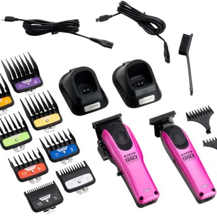 Kiepe EdgeX Ultrathin Combo Set Pink- Tondeuse en Trimmer Set - Draadloos - Zero-Gap - 0,1 mm