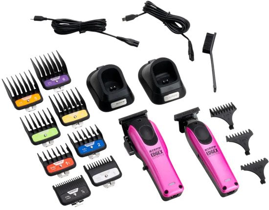 Kiepe EdgeX Ultrathin Combo Set Pink- Tondeuse en Trimmer Set - Draadloos - Zero-Gap - 0,1 mm