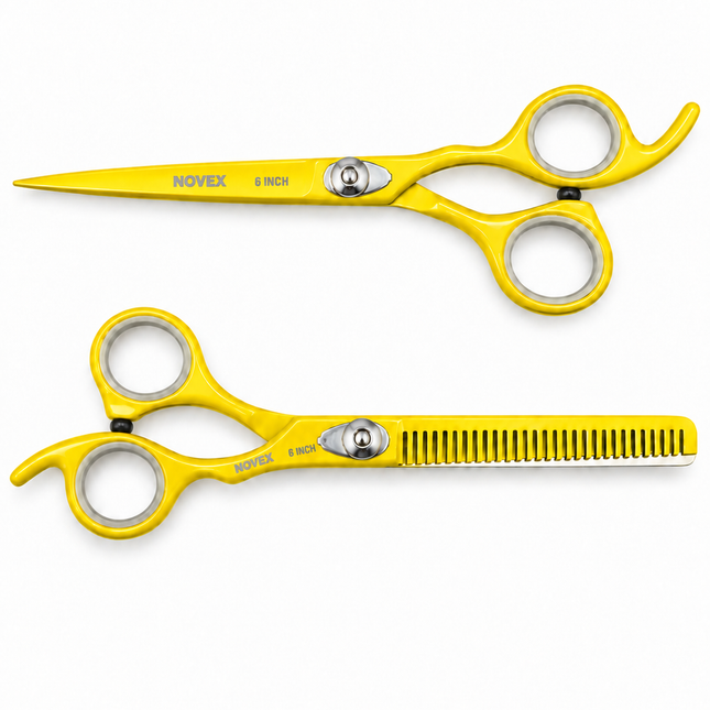 Novex Kappersschaar Set 6 Inch – Geel