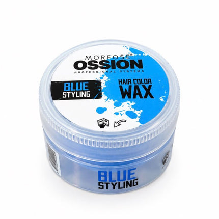 Morfose Ossion Blue Styling Hair Color Wax – Blauwe Kleurenwax