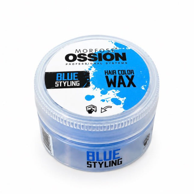 Morfose Ossion Blue Styling Hair Color Wax – Blauwe Kleurenwax
