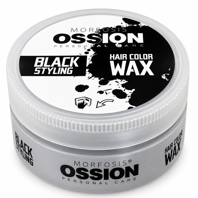 Morfose Ossion Black Styling Hair Color Wax – Zwarte Kleurwax