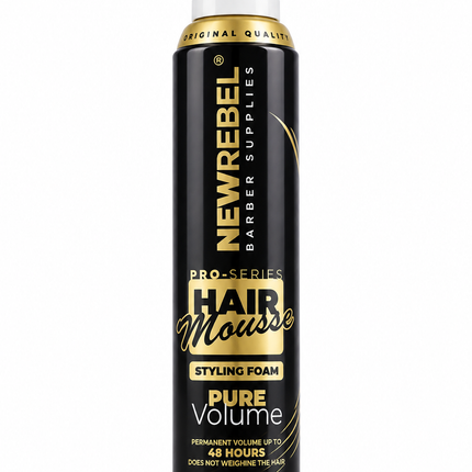 New Rebel Pro-Series Hair Mousse Pure Volume – Styling Foam 300 ml