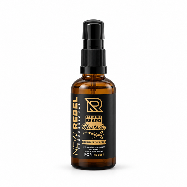 New Rebel Pro Series Beard & Mustache Serum – Professionele Baardverzorging