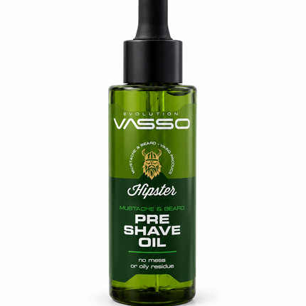 VASSO Evolution Hipster Pre Shave Oil – Mustache & Beard
