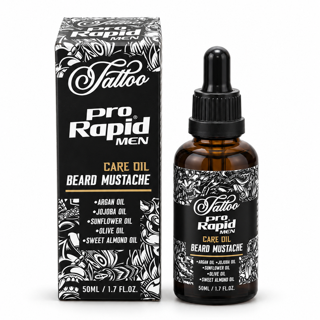 Pro Rapid Men Tattoo Care Oil Beard & Mustache – 50 ml