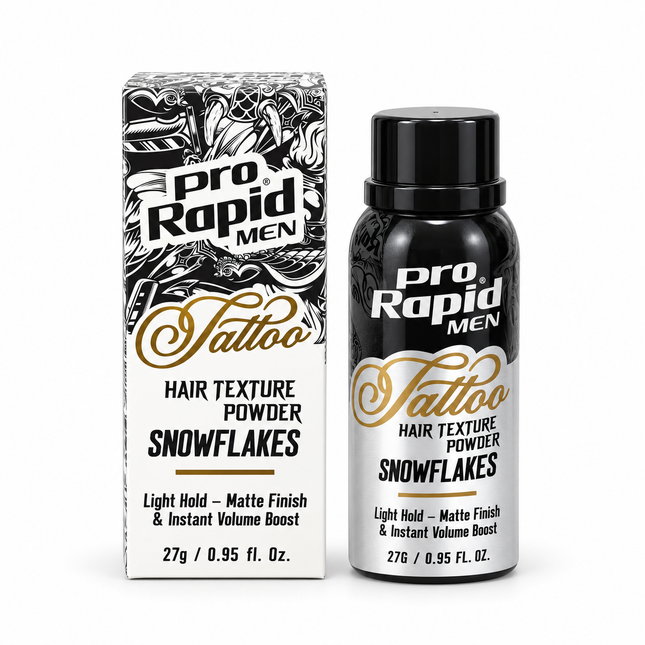 Pro Rapid Men Tattoo Snowflakes Hair Texture Powder – 27 g