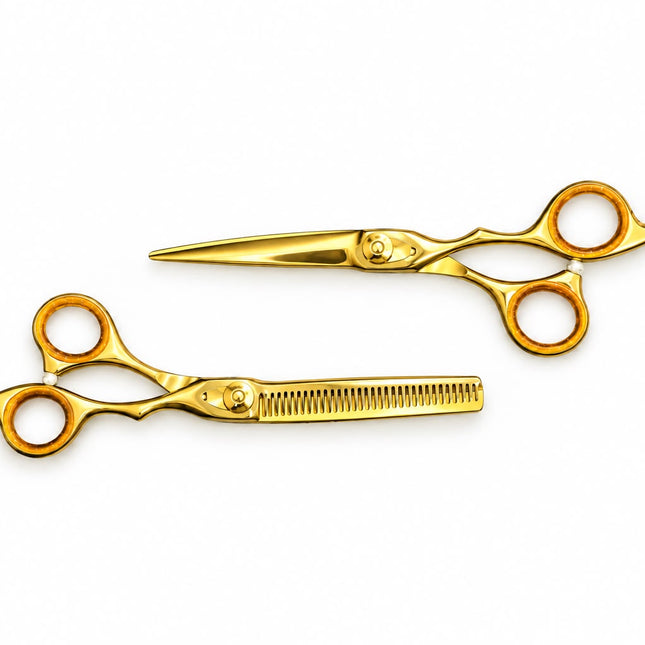 Kapperschaar Set 6 Inch Goud