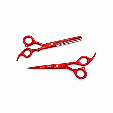 Novex Kappersschaar Set 6 Inch – Rood