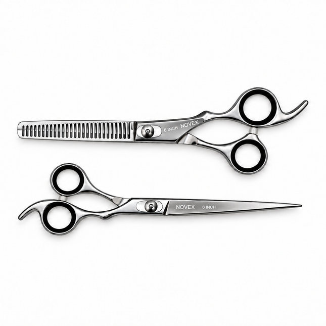 Novex Kappersschaar Set 6 Inch – Zilver