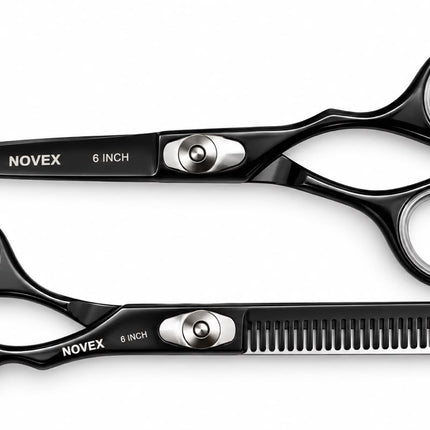 Novex Kappersschaar set 6 Inch – Zwart