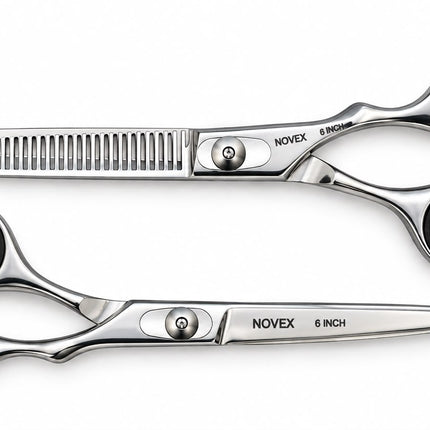 Novex Kappersschaar set 6 Inch – zilver